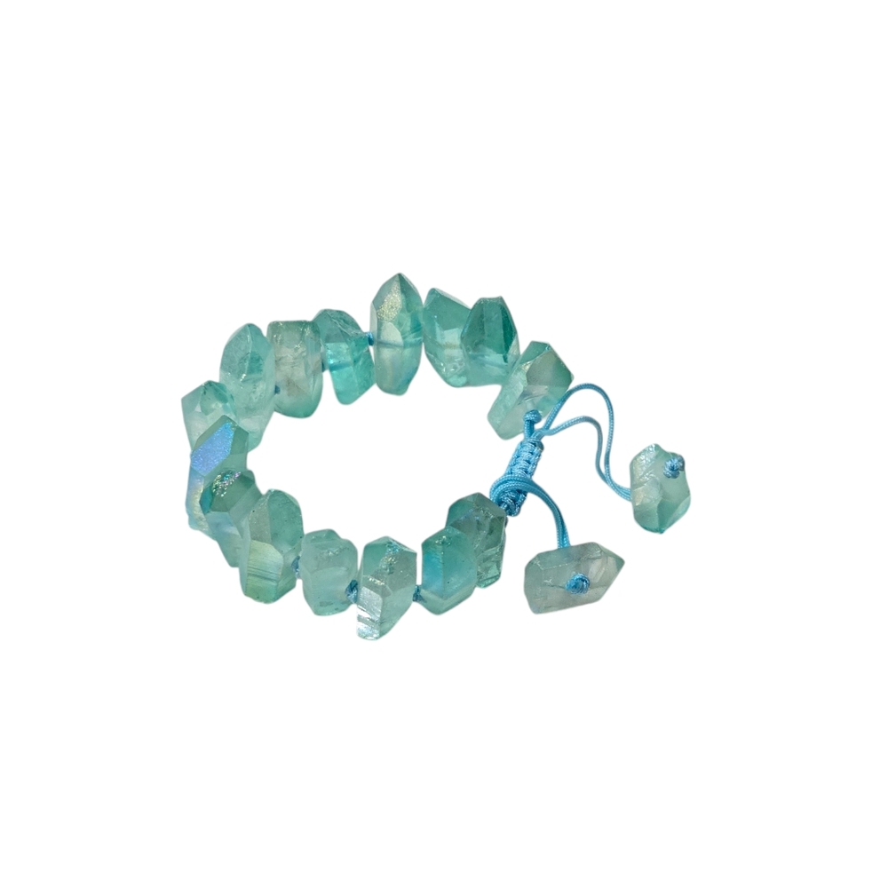 INCREDIBLE natural quartz crystal point bracelet - Picture 5 of 7